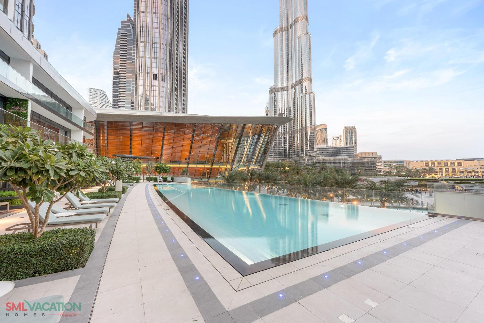 Sml Vacation Homes - Sky High Apartments With Burj Khalifa And Dubai Fountain Views At Grande Signature, Downtown Dubai Bagian luar foto