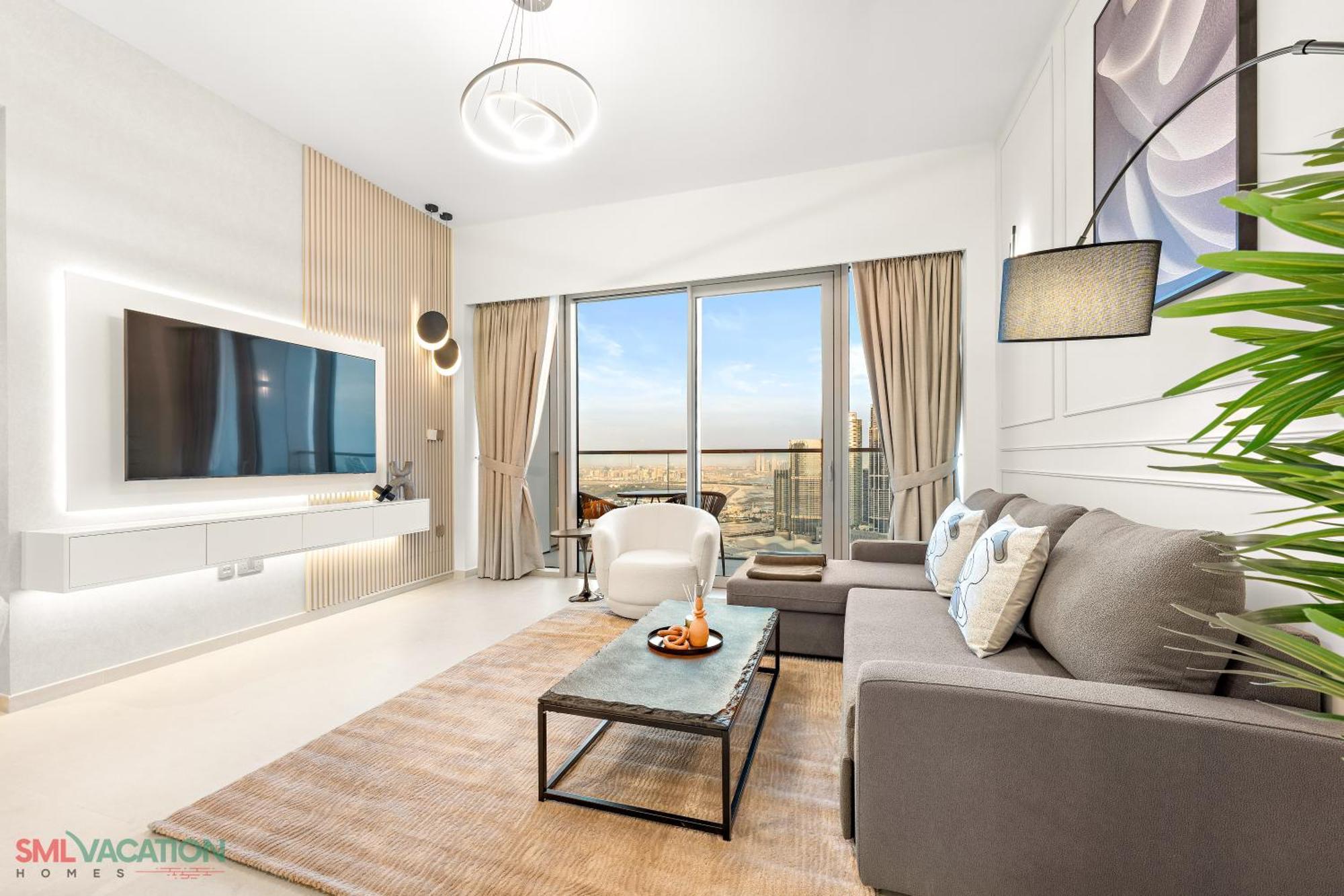 Sml Vacation Homes - Sky High Apartments With Burj Khalifa And Dubai Fountain Views At Grande Signature, Downtown Dubai Bagian luar foto