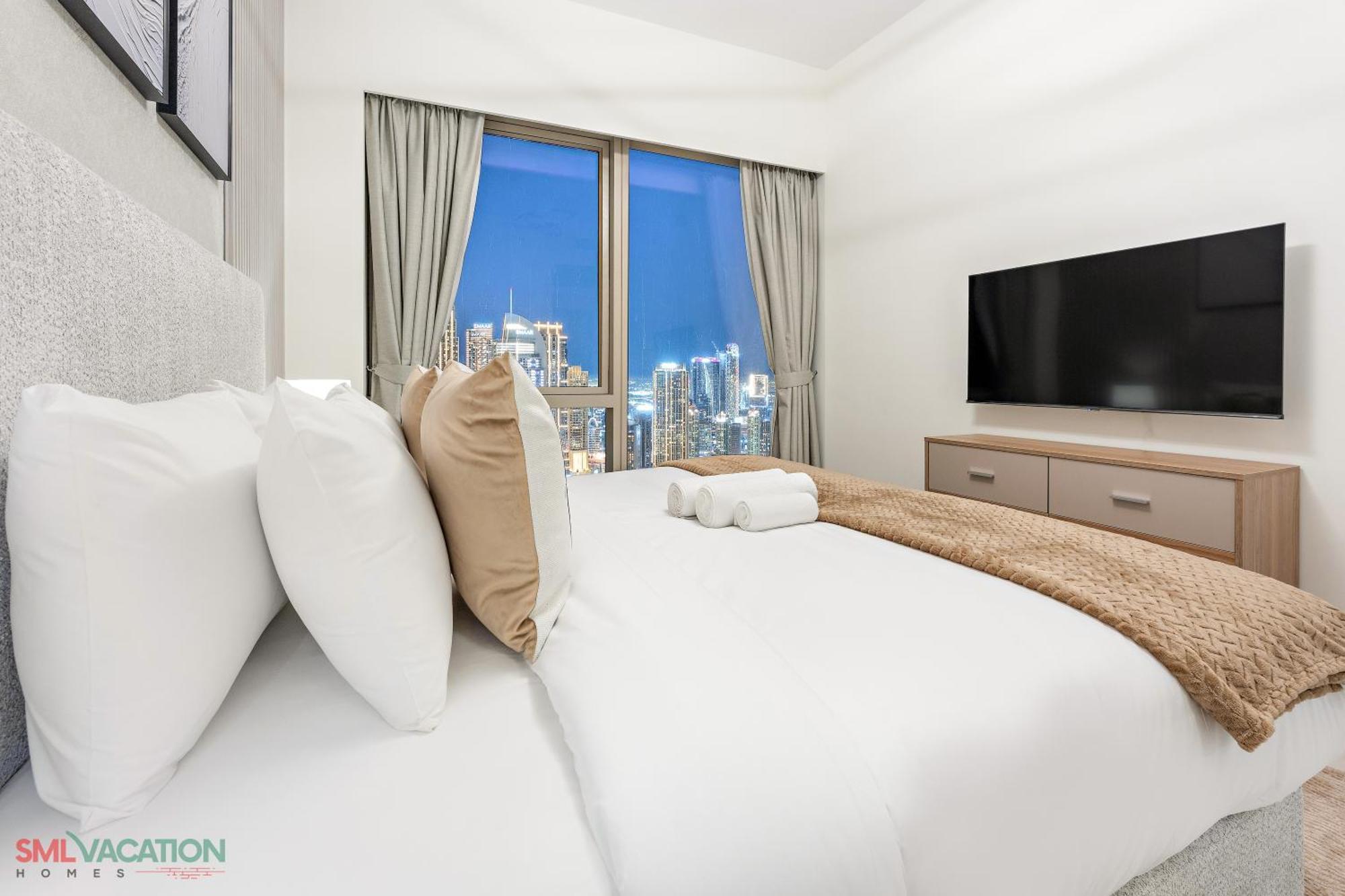 Sml Vacation Homes - Sky High Apartments With Burj Khalifa And Dubai Fountain Views At Grande Signature, Downtown Dubai Bagian luar foto