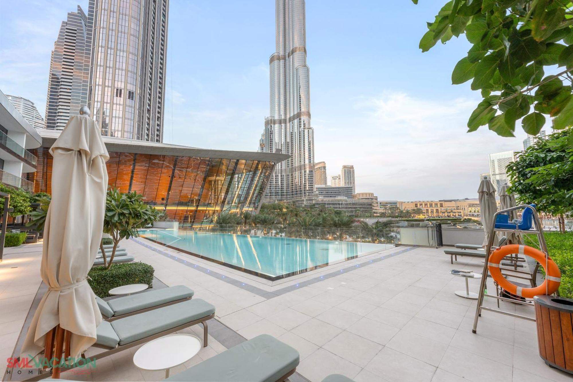 Sml Vacation Homes - Sky High Apartments With Burj Khalifa And Dubai Fountain Views At Grande Signature, Downtown Dubai Bagian luar foto