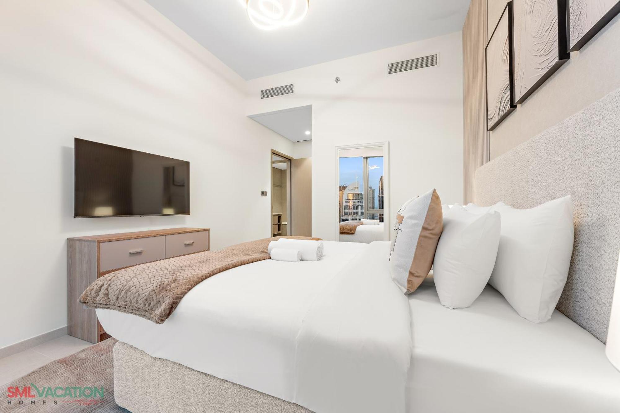 Sml Vacation Homes - Sky High Apartments With Burj Khalifa And Dubai Fountain Views At Grande Signature, Downtown Dubai Bagian luar foto