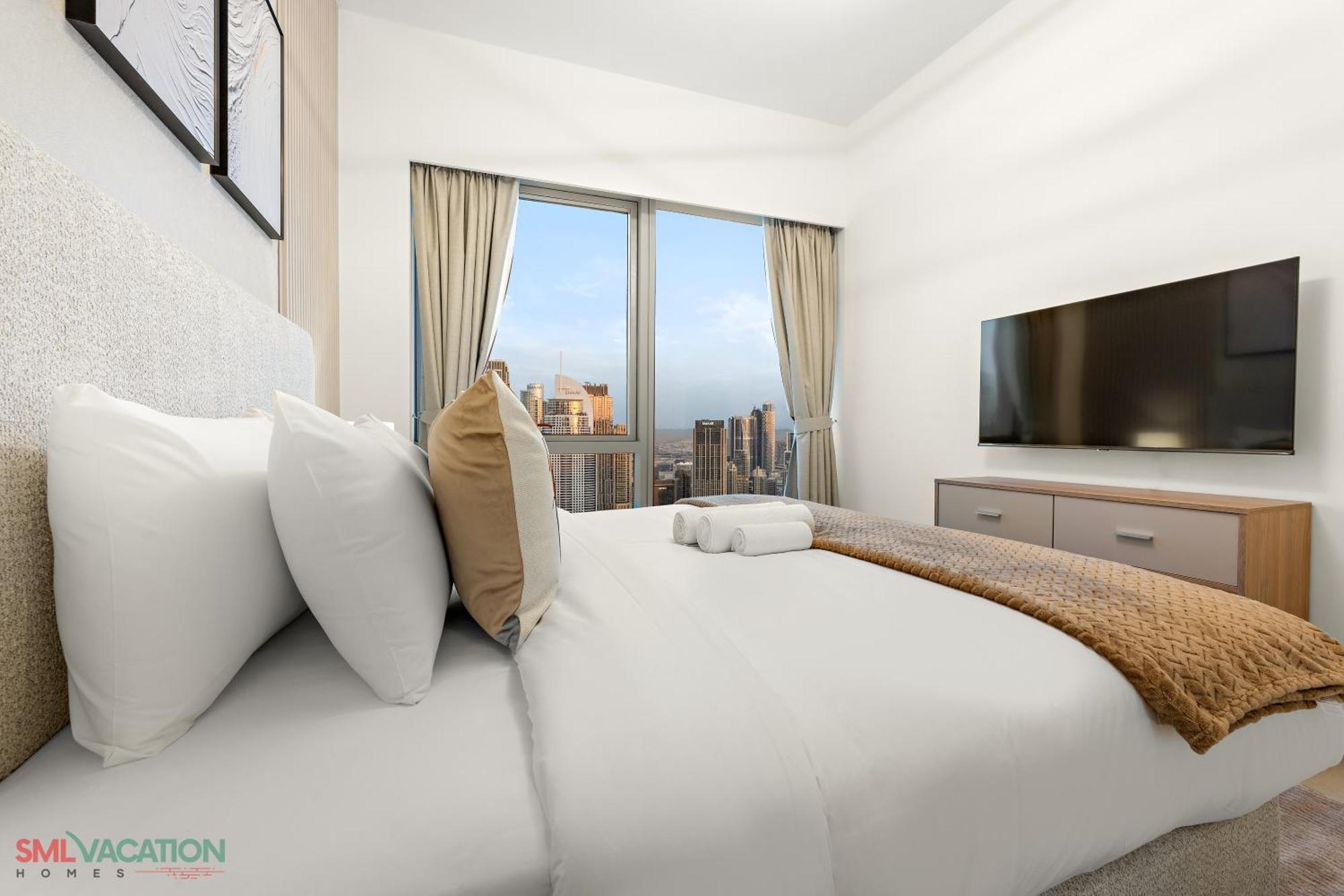 Sml Vacation Homes - Sky High Apartments With Burj Khalifa And Dubai Fountain Views At Grande Signature, Downtown Dubai Bagian luar foto