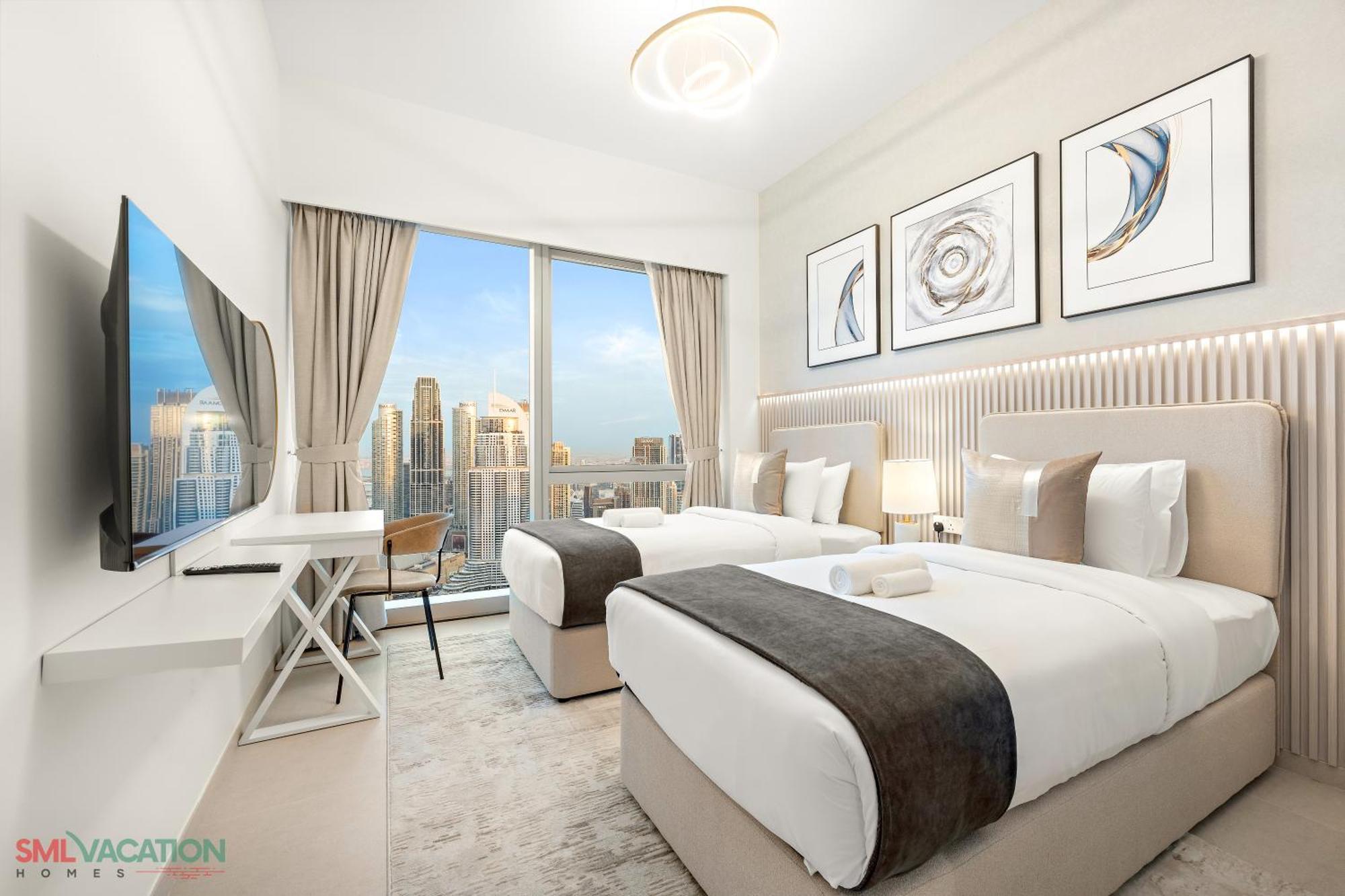 Sml Vacation Homes - Sky High Apartments With Burj Khalifa And Dubai Fountain Views At Grande Signature, Downtown Dubai Bagian luar foto