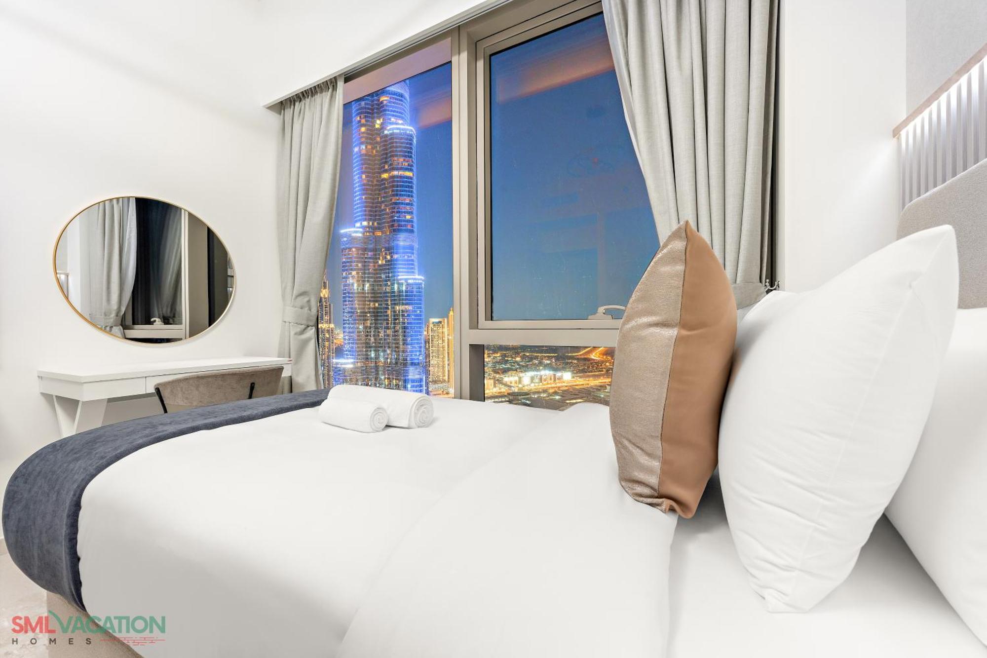 Sml Vacation Homes - Sky High Apartments With Burj Khalifa And Dubai Fountain Views At Grande Signature, Downtown Dubai Bagian luar foto