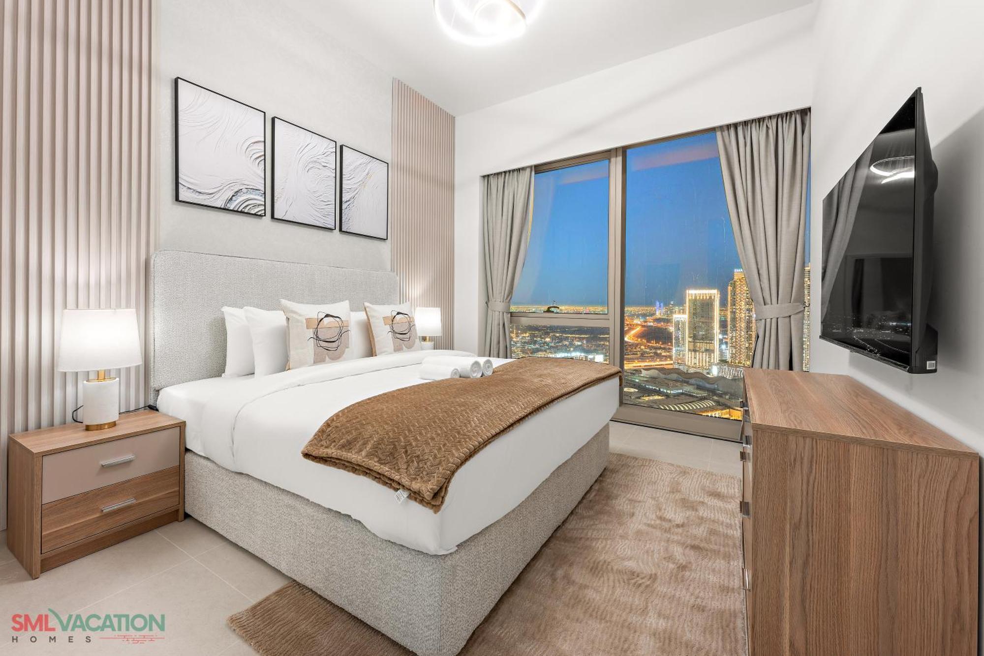 Sml Vacation Homes - Sky High Apartments With Burj Khalifa And Dubai Fountain Views At Grande Signature, Downtown Dubai Bagian luar foto