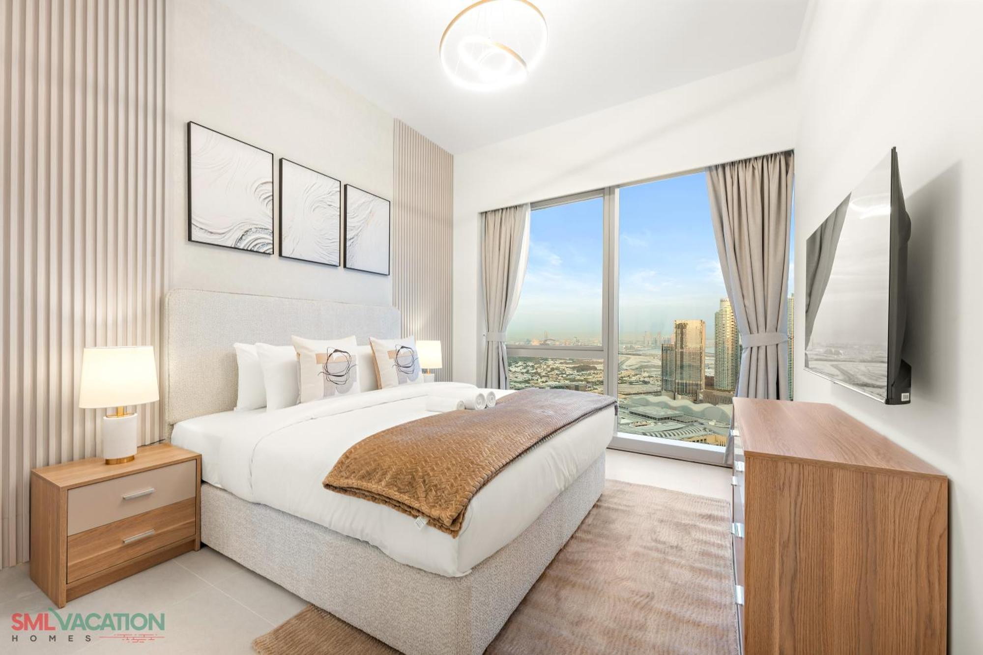 Sml Vacation Homes - Sky High Apartments With Burj Khalifa And Dubai Fountain Views At Grande Signature, Downtown Dubai Bagian luar foto