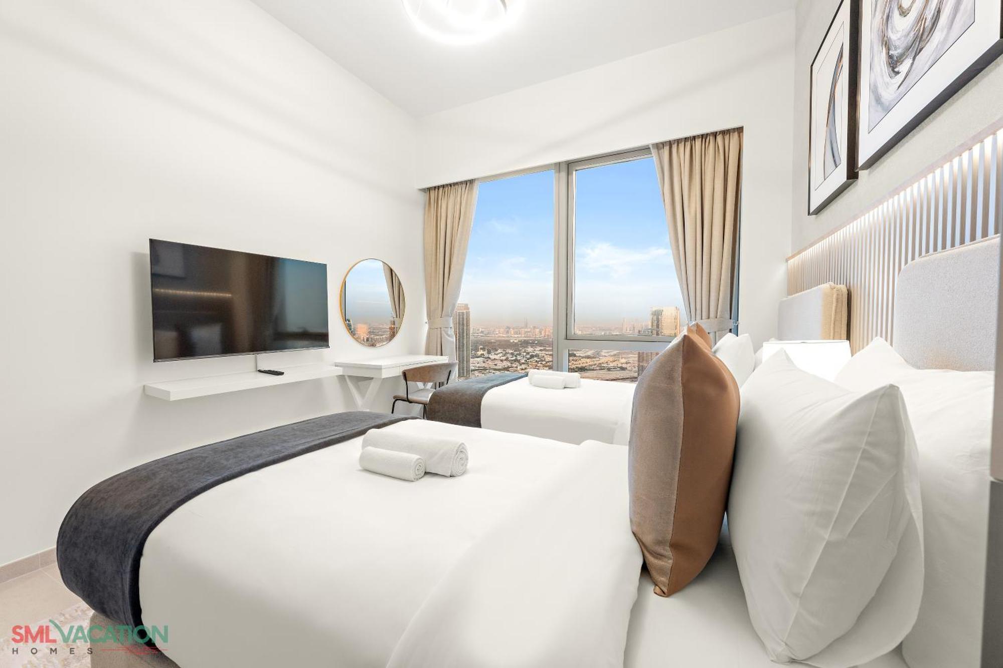Sml Vacation Homes - Sky High Apartments With Burj Khalifa And Dubai Fountain Views At Grande Signature, Downtown Dubai Bagian luar foto