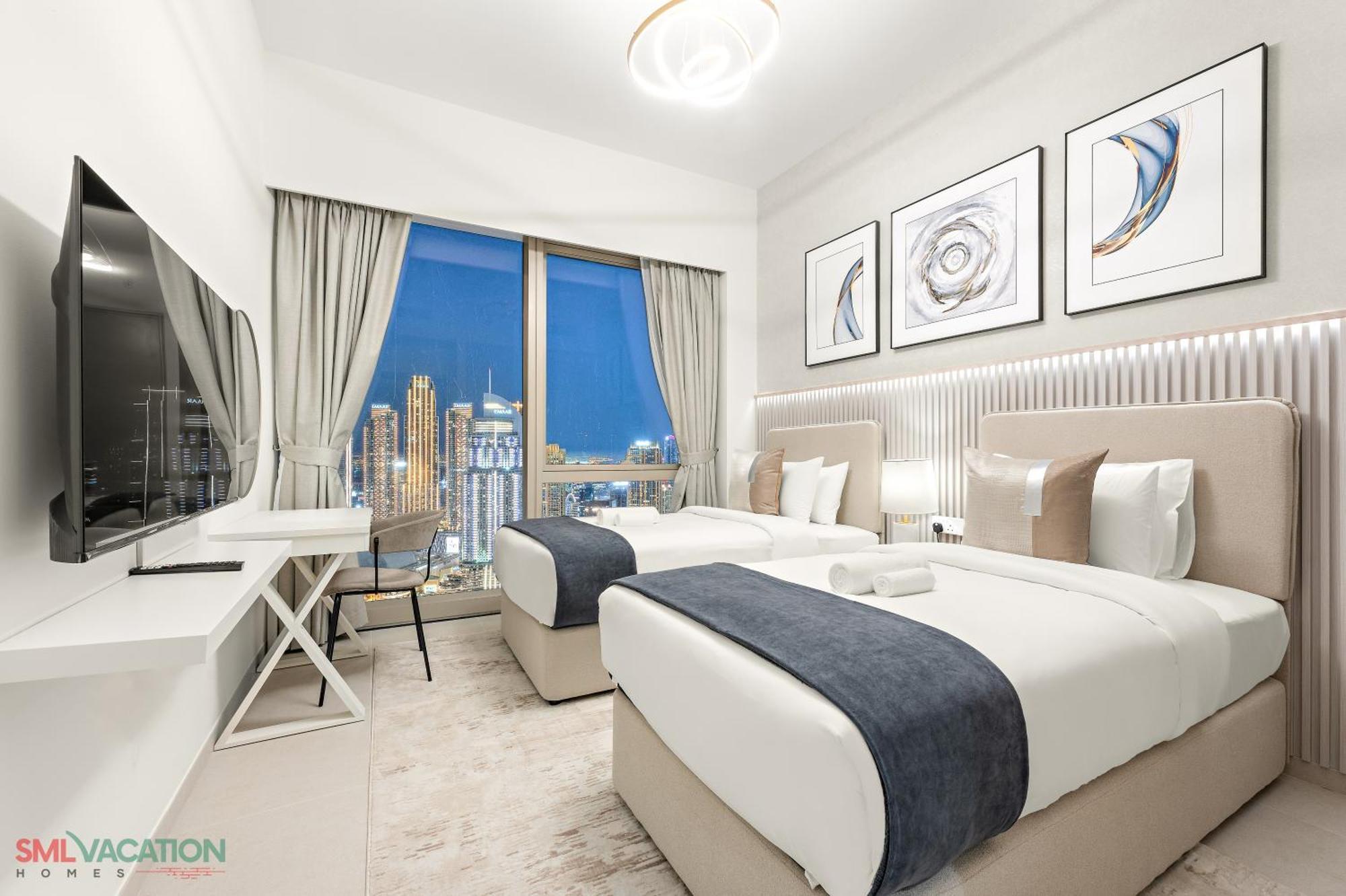 Sml Vacation Homes - Sky High Apartments With Burj Khalifa And Dubai Fountain Views At Grande Signature, Downtown Dubai Bagian luar foto