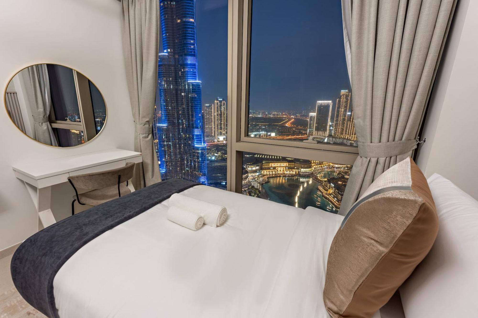 Sml Vacation Homes - Sky High Apartments With Burj Khalifa And Dubai Fountain Views At Grande Signature, Downtown Dubai Bagian luar foto